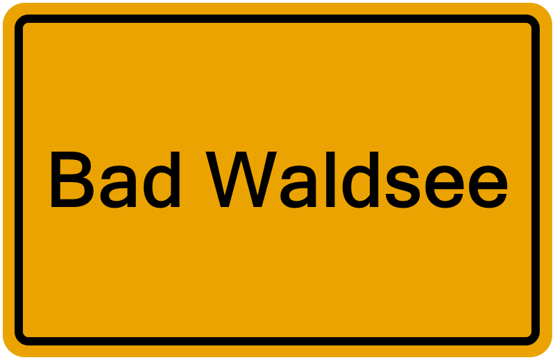 Handelsregister Bad Waldsee